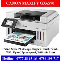 Canon MAXIFY GX6570 Printer Price in Sri Lanka | High-Volume Ink Tank Printer