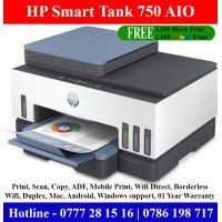 HP Smart Tank 750 Printer Price in Sri Lanka – Duplex WiFi Ink Tank Printer