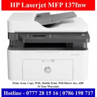 HP LaserJet MFP137FNW Printers Sri Lanka