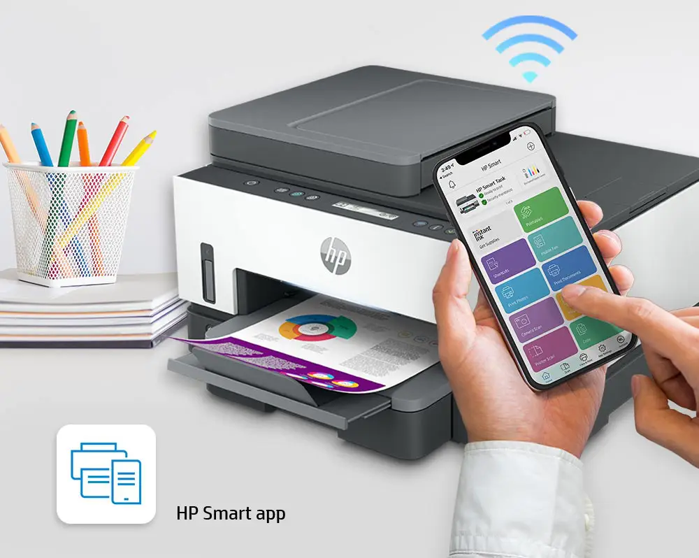 HP Smart Tank 750 Printer Wireless Printing HP Smart Tank 750 Printer Wireless Printing
