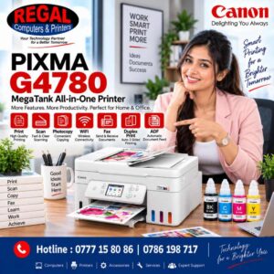 Canon G4780 Printer Price in Sri Lnaka. Ink tank Colour Printer and Copier