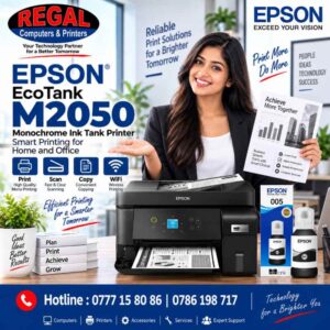 Epson M2050 Printer Price in Sri Lanka. Print Scan Copy Wifi Printer