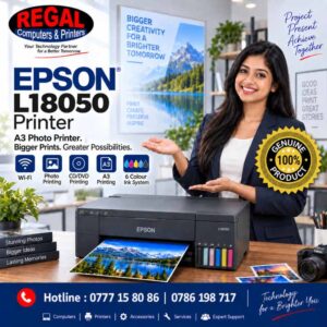 Epson L8050 Printer Price In Sri Lanka. Photo Printer and ID Card Printer