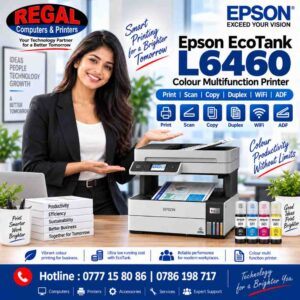 Epson L6460 Printer Price in Sri Lanka. Colour Printer with multi fucntion