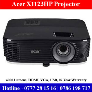 Acer X1123HP Projectors Price in Sri Lanka. 4000 Lumens outdoor projector