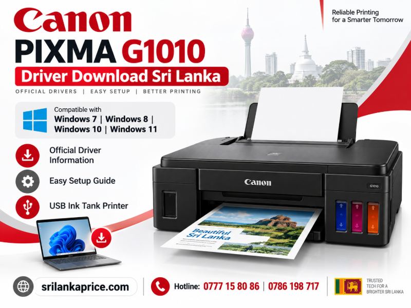 Canon PIXMA G1010 Driver Download Sri Lanka