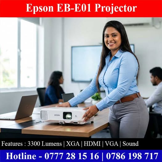 Epson EB-E01Projector Sri Lanka outdoor projector
